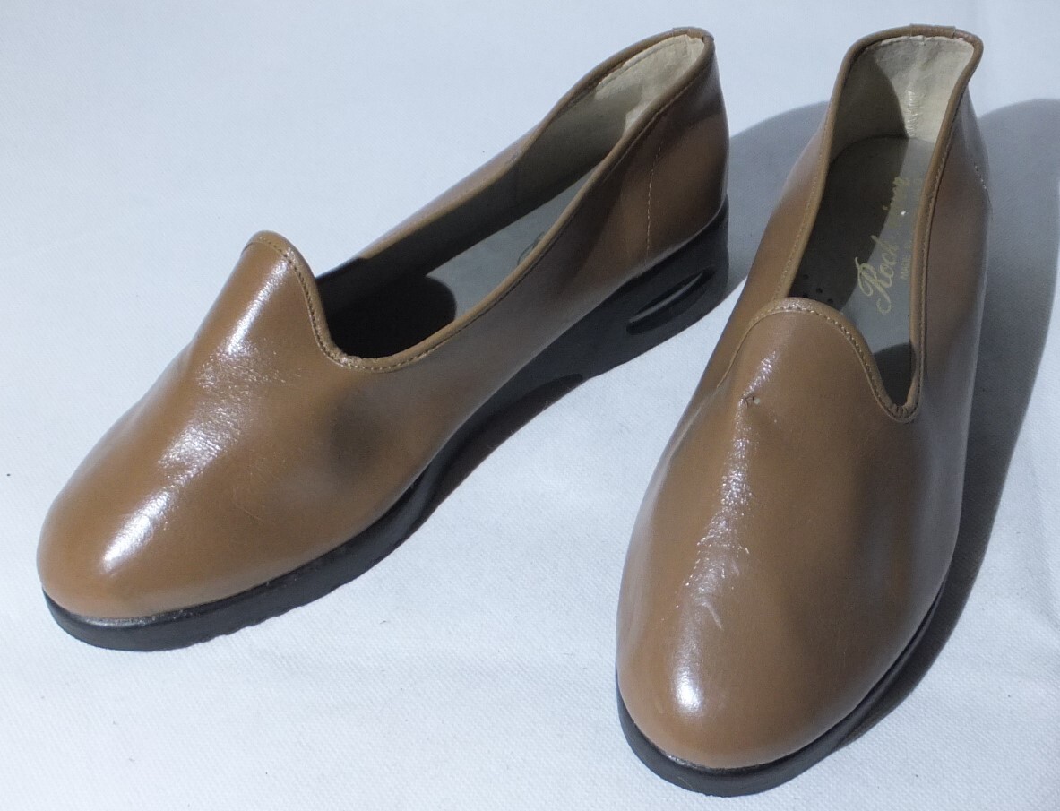 Rock・river ロック・リバー パンプス 薄茶 24cm EEEE ★Mw1893拍卖