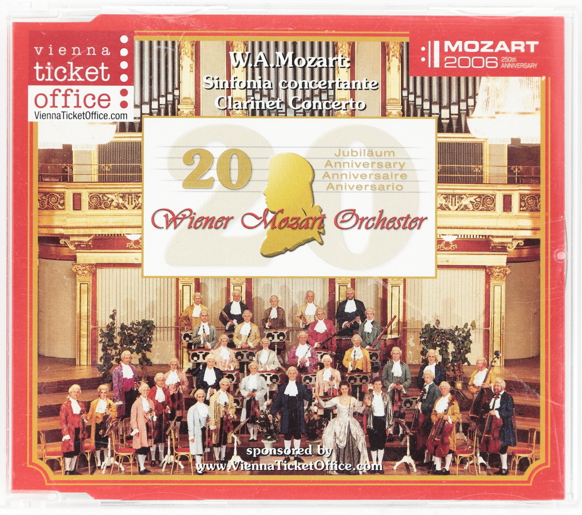 モーツァルト クラリネット協奏曲/オッテンザマー 協奏交響曲/シルバ/グラディンガー/ハフナー ウィーン・モーツァルト・オーケストラ拍卖