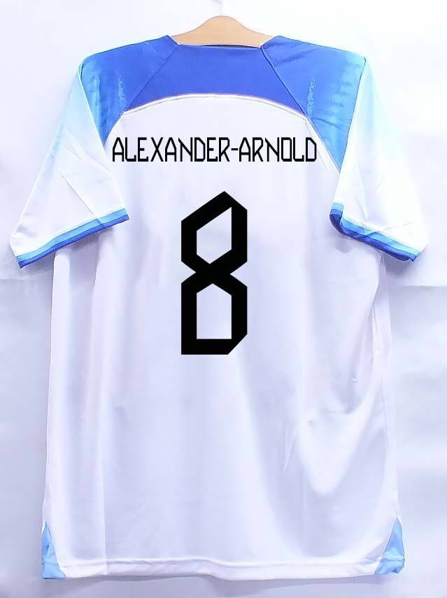 新品☆アレクサンダー・アーノルド☆イングランド代表☆白M8番☆リバプール☆ユーロ拍卖