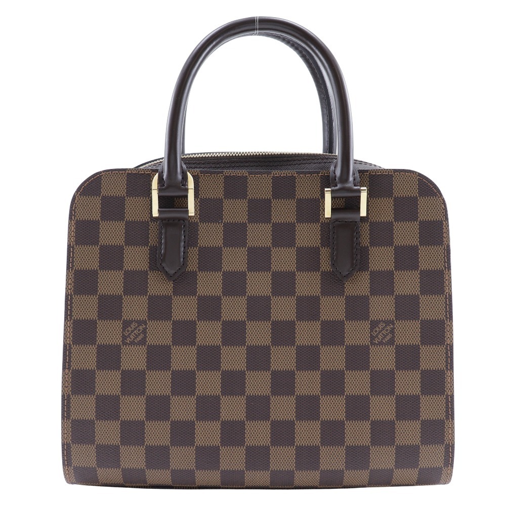 LOUIS VUITTON ルイ・ヴィトン トリアナ N51155 VI0023 ハンドバッグ ダミエキャンバス 茶 レディース【I211824003】中古拍卖