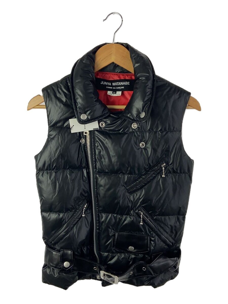 JUNYA WATANABE COMME des GARCONS◆ダウンベスト/XS/ポリエステル/BLK/JH-V301拍卖