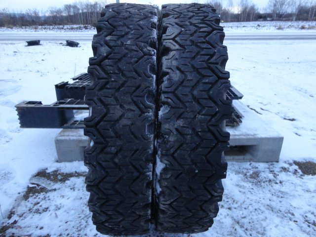 □L373 冬 フォークリフト DUNLOP POWER SNOW 6.00-15 10PR 2本 2023年製 NYLON拍卖