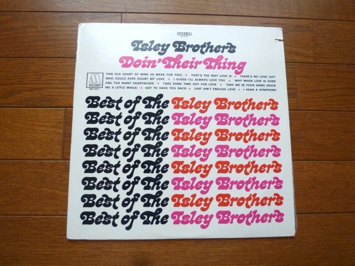 LP ISLEY BROTHERS / DOIN' THEIR THING / BEST OF THE ISLEY BROTHERS拍卖