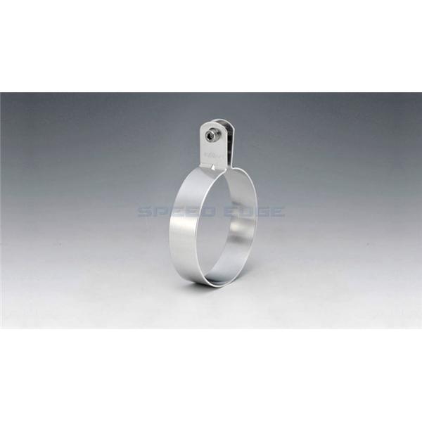 KIJIMA キジマ 209-2805 マフラーバンド 100mm アルミ シルバー拍卖