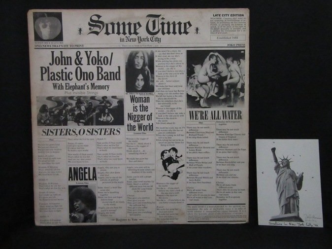 John LENNON★Some Time In New York City UK Apple オリジナル 完品拍卖