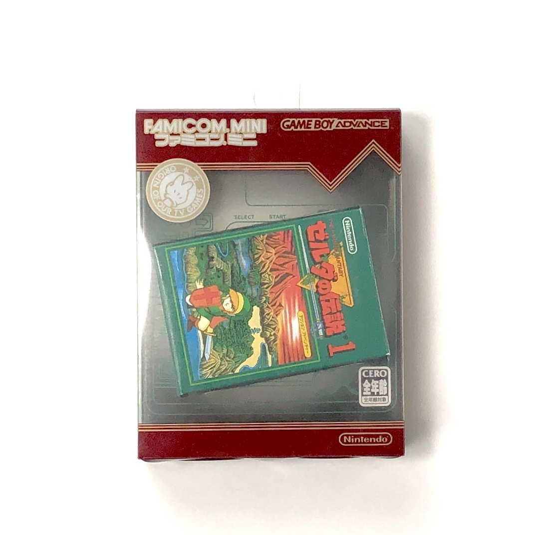 【送料無料】 ゲームボーイアドバンス ファミコンミニ ゼルダの伝説 箱説付き 任天堂 GBA Famicom Mini The Legend of Zelda CIB Tested拍卖