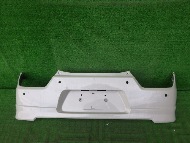 MH55S 後期 ワゴンR ハイブリッド FZ 純正リアバンパー リヤバンパー 白 パール 71811-56T2拍卖