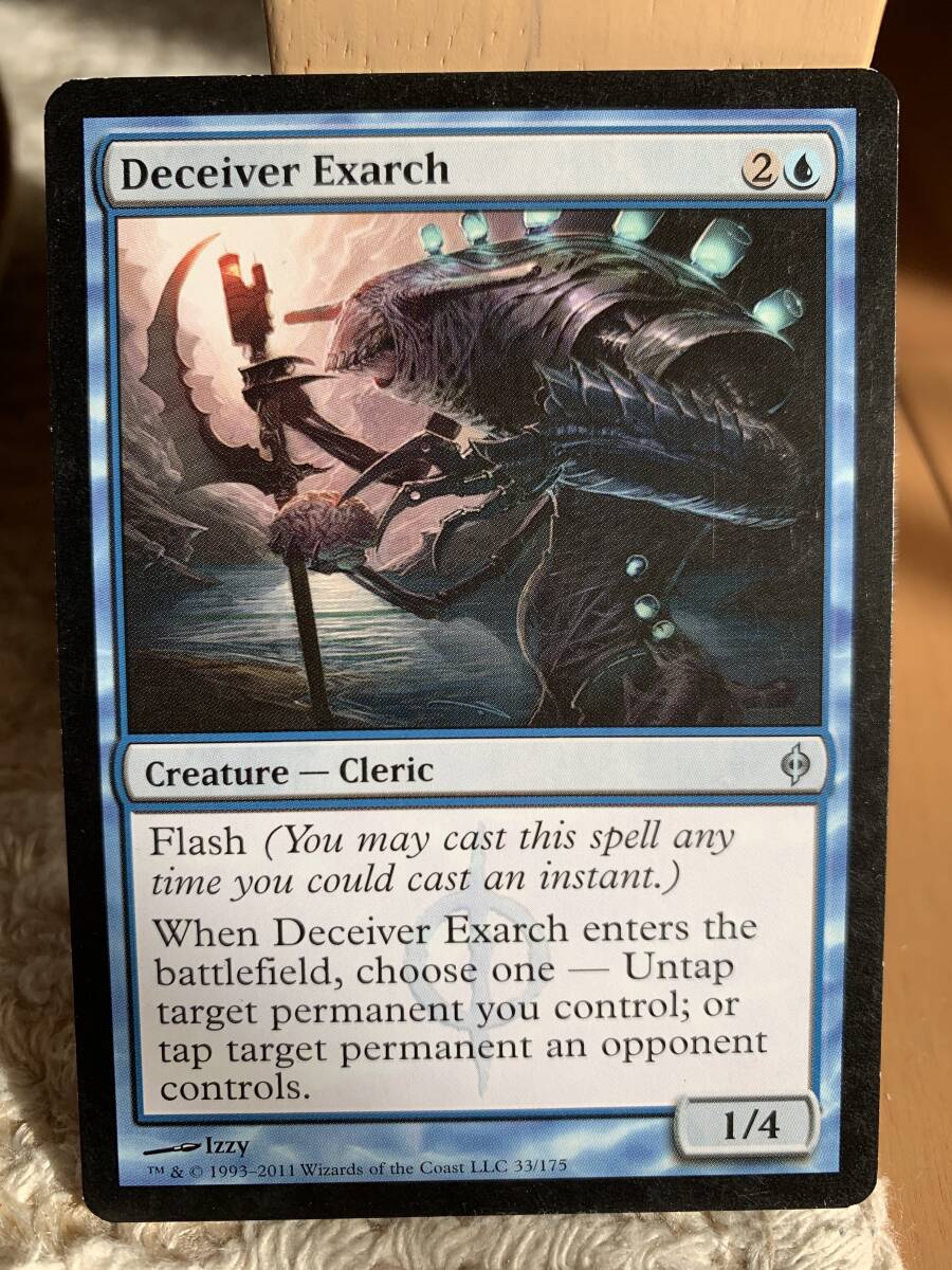 新たなるファイレクシア 初版 詐欺師の総督/Deceiver Exarch 英語版拍卖