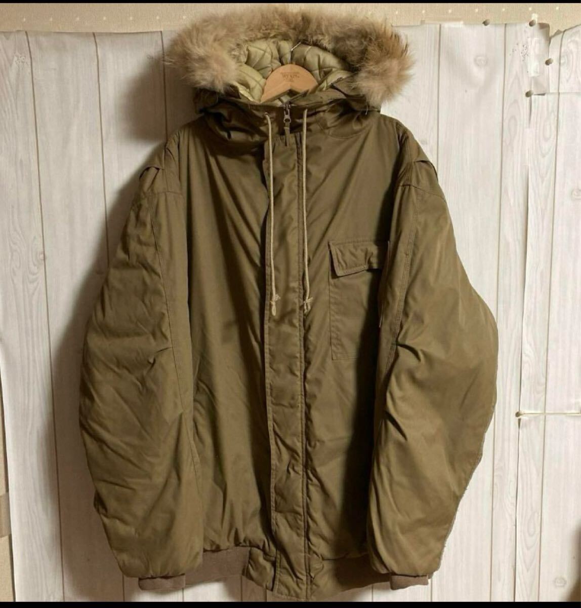 極上RULER N-3Bミリタリーコートエスキモー中綿ジャケットモンスターパーカ拍卖