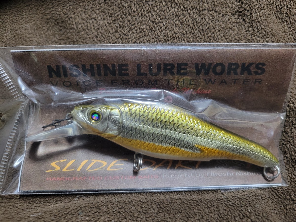 ★NISHINE LURE WORKS★SLIDE DART 85F ニシネルアーワークス スライドダート 85F Chrome Ugui(The Keep Cast 2016限定カラー) 新品未開封拍卖