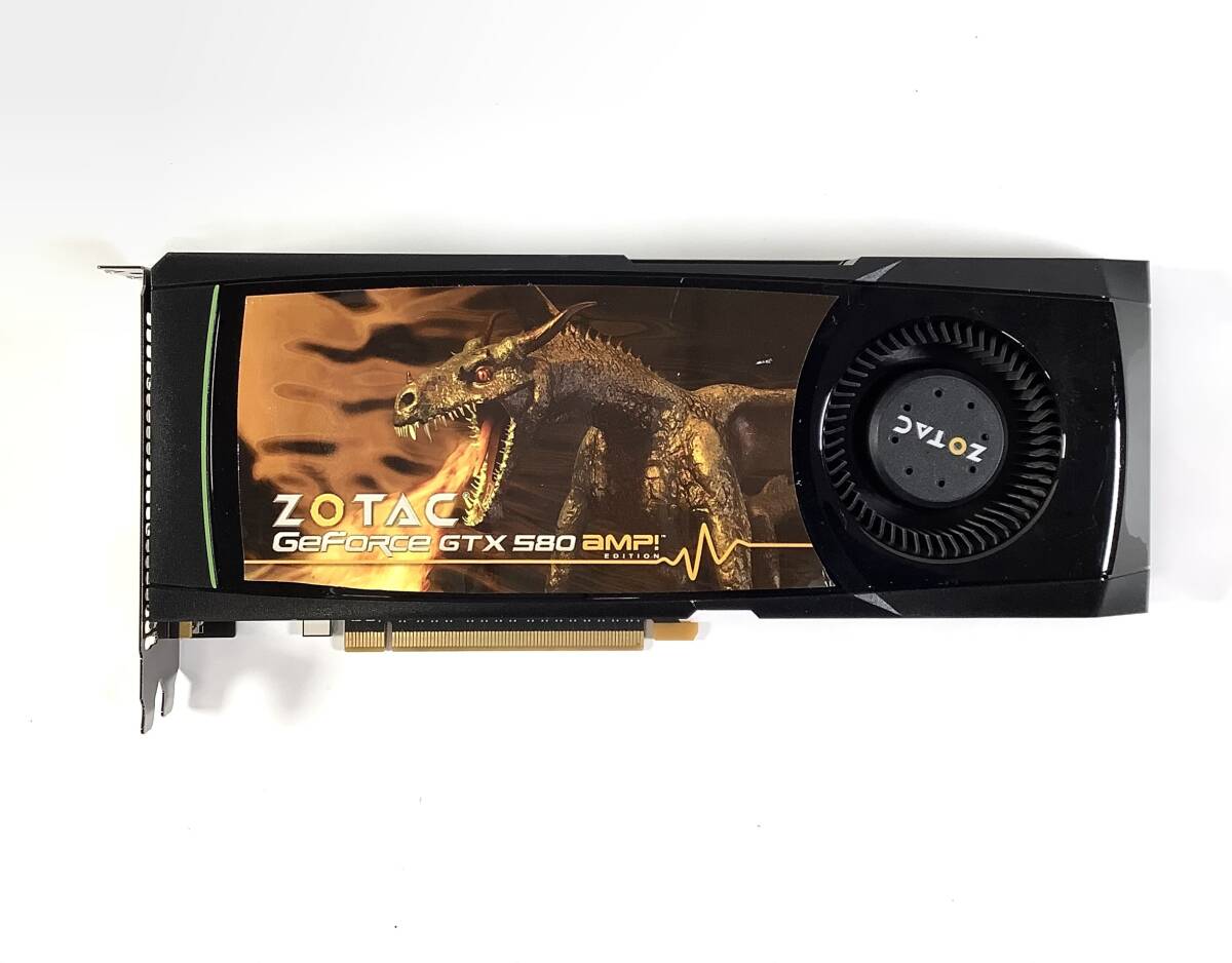 S61206155 ZOTAC GeForce GTX 580 1536MB DDR5 ビデオカード 1点【通電OK】071008拍卖