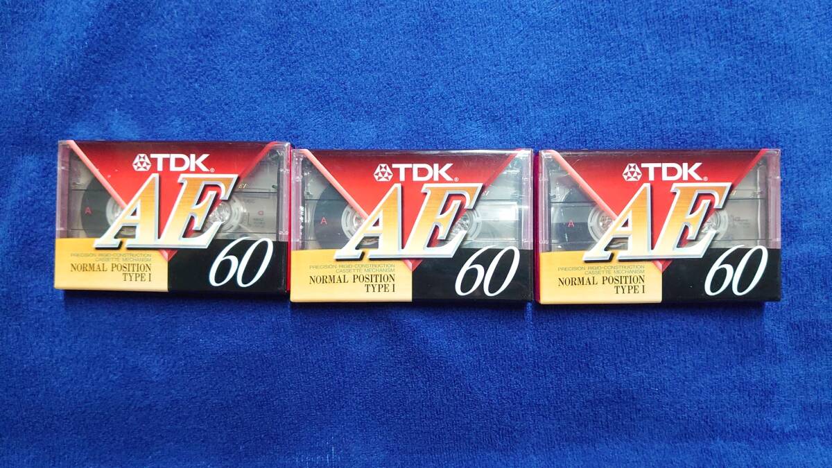 TDK カセットテープ AE 60 3本セット拍卖