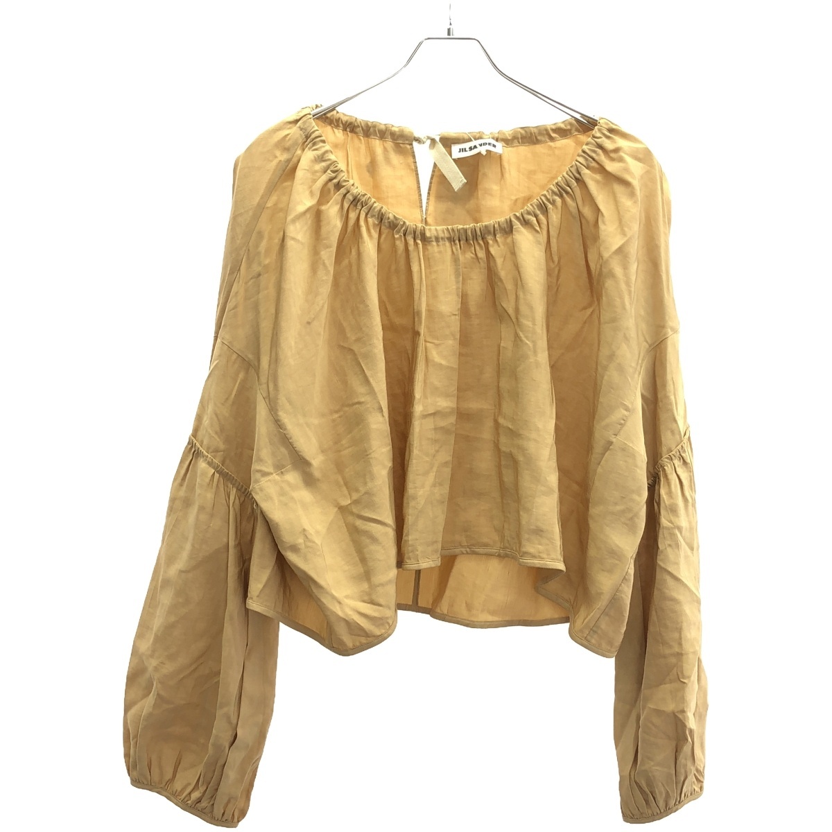 JIL SANDER ジルサンダー 20AW リネンレーヨン プルオーバートップス JSCR560006 ベージュ 34 ITBOT8OKPB40拍卖