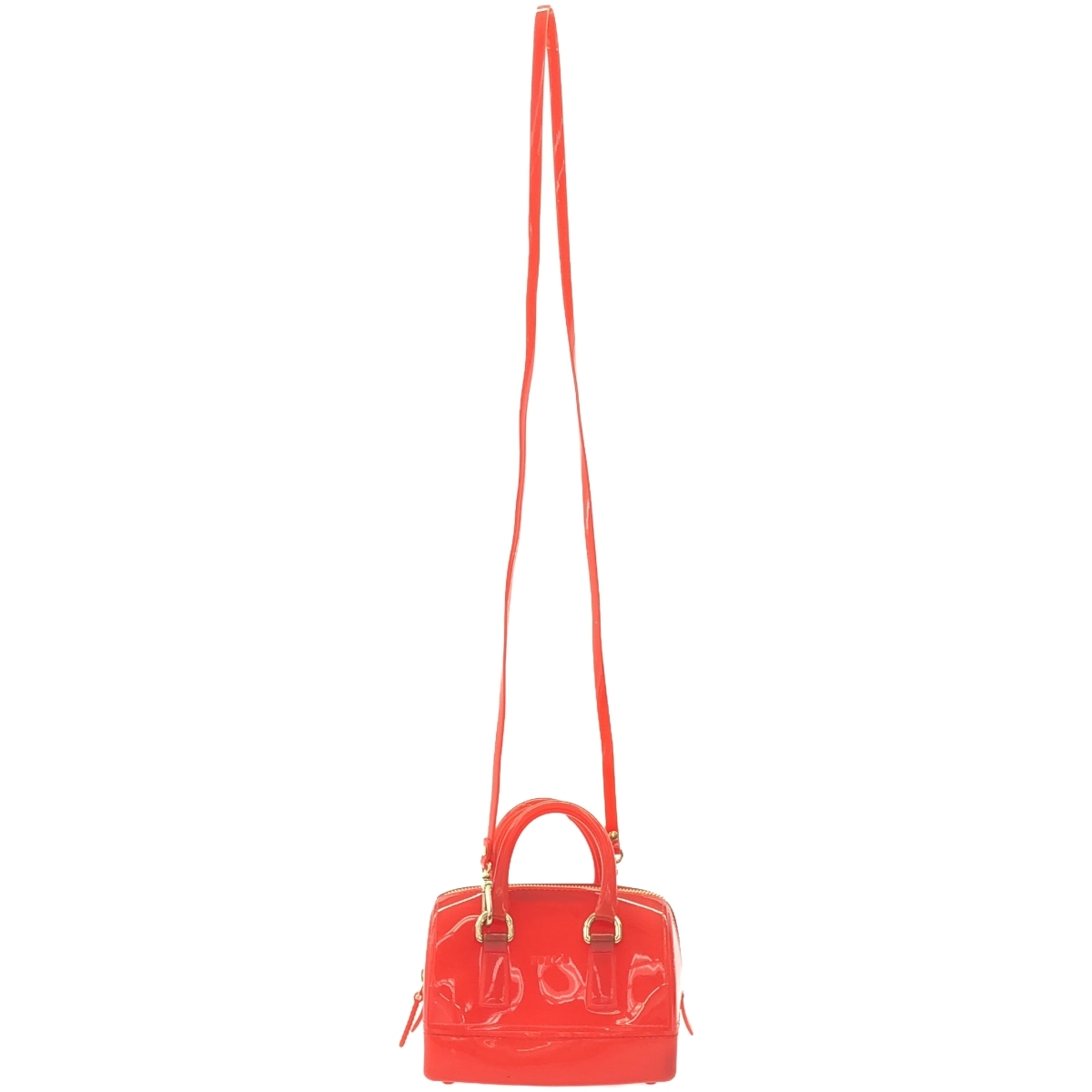 FURLA フルラ ラバー ミニショルダーバッグ レッド ITXJJB4MTVJE拍卖