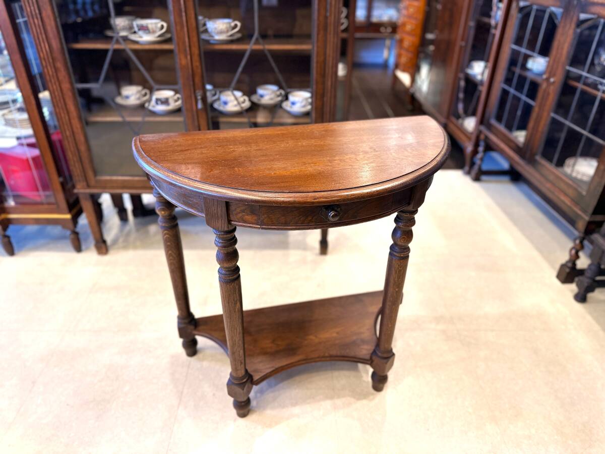 4L08 ブリティッシュカントリースタイル コンソールテーブル フラワースタンド拍卖