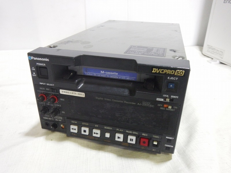T●Panasonic/パナソニック DVCPRO Recorder AJ-D95DC スタジオレコーダー DVCレコーダー 放送用業務用映像機器[I0610K26/271F-7拍卖