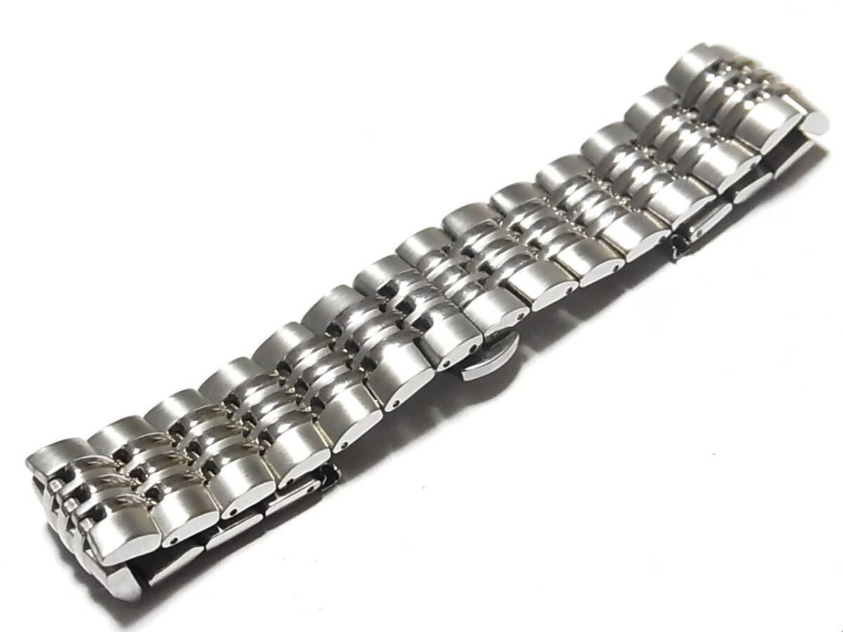 デッドストック 7連風蛇腹 無垢駒 プッシュ式観音開きバックル 20mm 407RJA2011拍卖