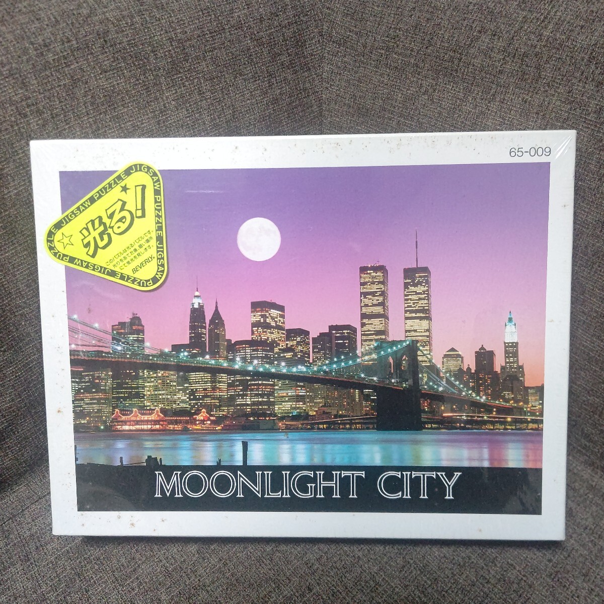 新品未開封 光るジグソーパズル 500ピース ムーンライトシティ 送料無料拍卖