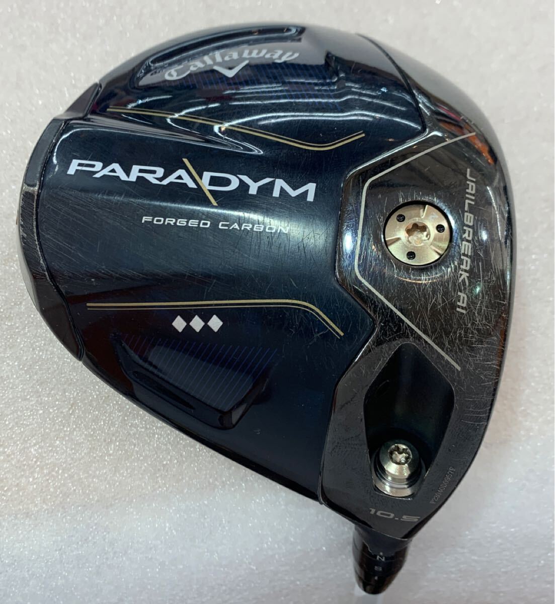【即決価格】【1W】キャロウェイ/パラダイム トリプルダイヤ/10.5度/リシャフト・スピーダー 569 エボ 7/FLEX S/カバー無し拍卖