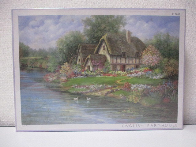 G∫72 ジグソーパズル イングリッシュファーム 1000ピース ENGLISH FARMHOUSE 検:趣味 パネル アート 美術 風景 パズル ゲーム 未開封品拍卖