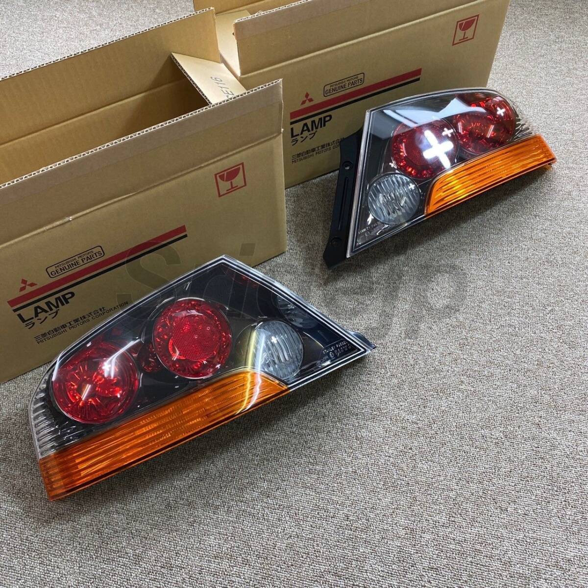 【新品】三菱純正 CT9A ランサーエボリューション ランエボ 7 8 9 テールライト ランプユニット 左右セット★ rear tail lamp unit RH LH拍卖