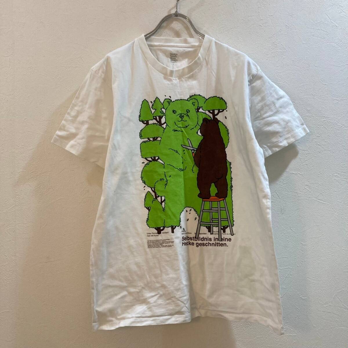 graniph/グラニフ 半袖プリントTシャツ ホワイト 白 メンズ L拍卖