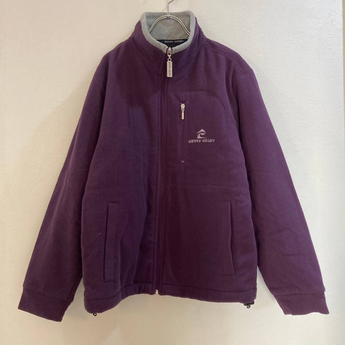 GERRY COSBY/ジェリー・コスビー 長袖ジップアップジャケット パープル メンズ M拍卖