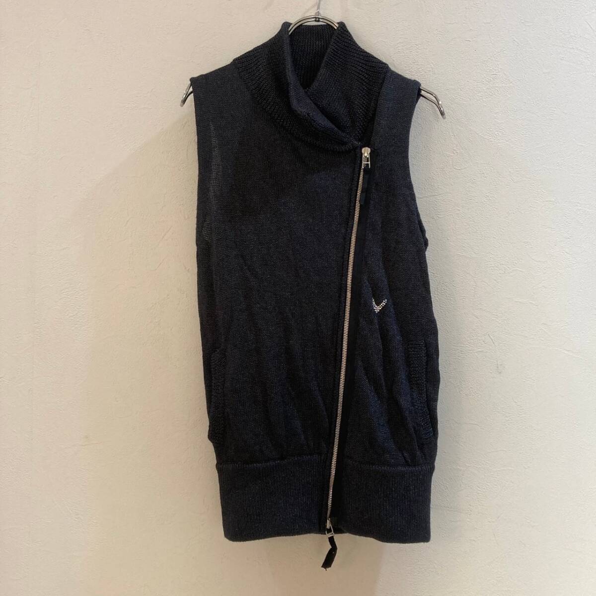 Callaway/キャラウェイ ジップアップラメ入りニットベスト ゴルフ ブラック メンズ M拍卖