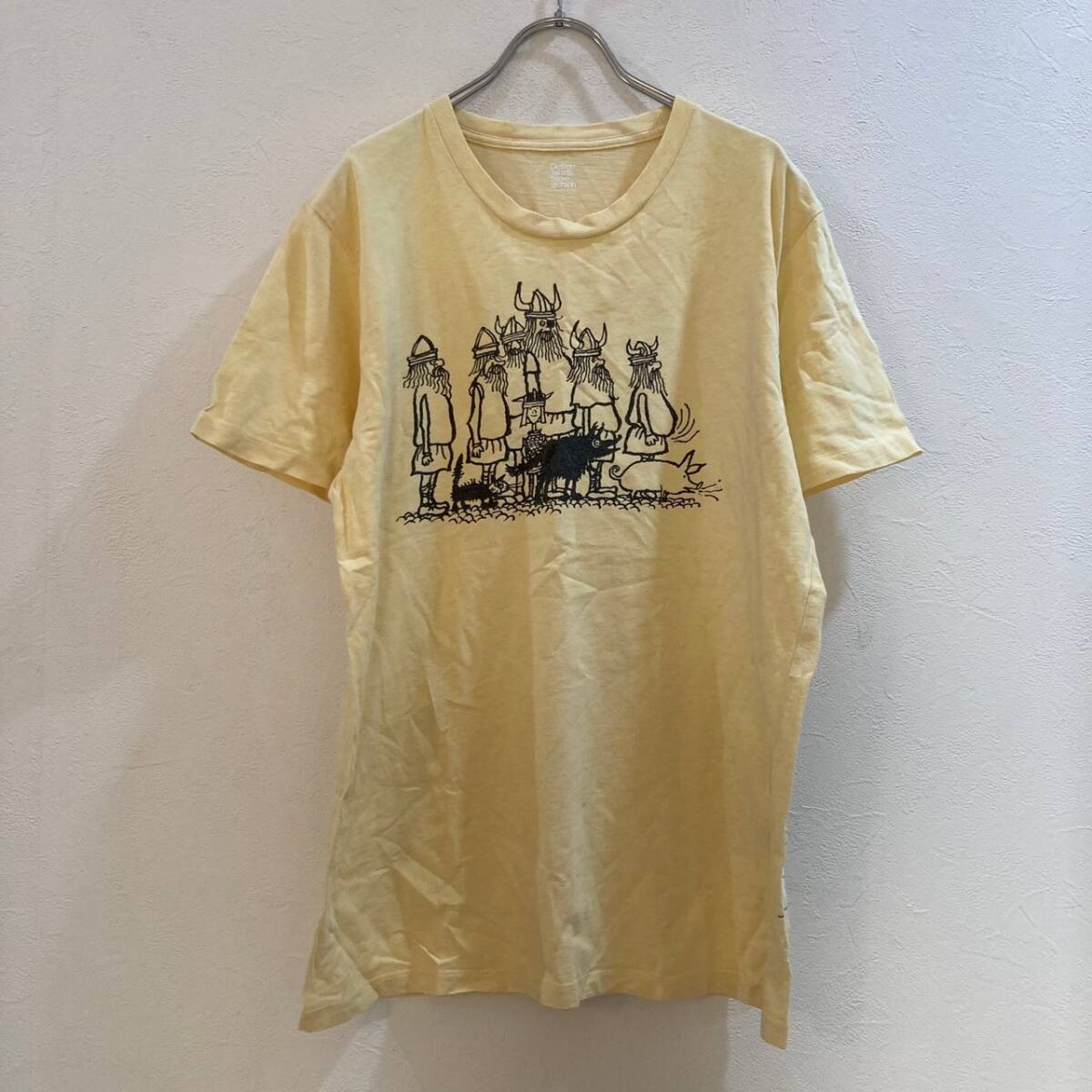 graniph/グラニフ 半袖Tシャツ イエロー 黄色 メンズ L拍卖