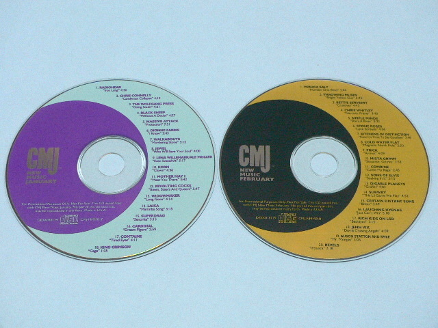 V.A. / CMJ コンピCD Vol. 17・18 // Radiohead Massive Attack Korn Stone Roses Kitchens Of Distinction拍卖