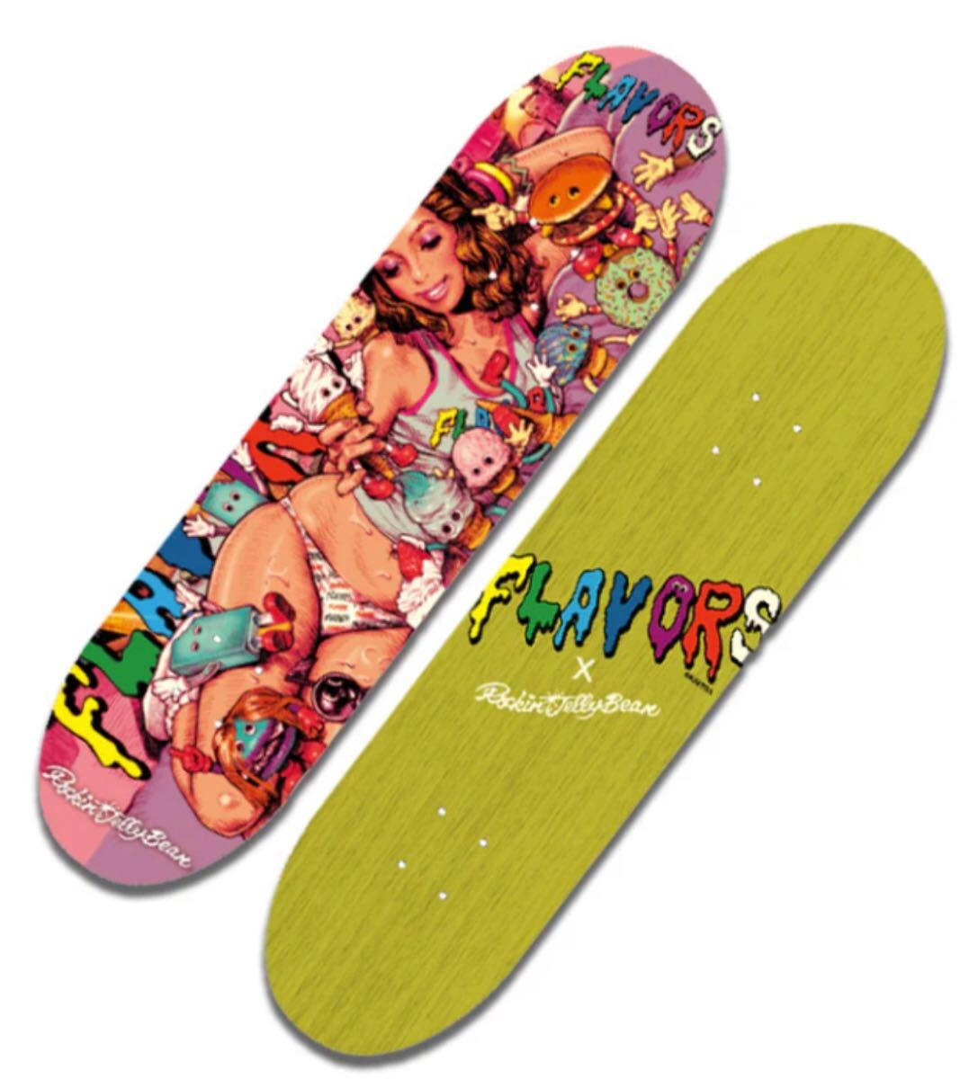 Rockin' Jelly Bean スケートデッキ フレーバーズ FLAVORS ロッキンジェリービーン KAIEDA EROSTIKA スケートボード スケボー Skateboard拍卖