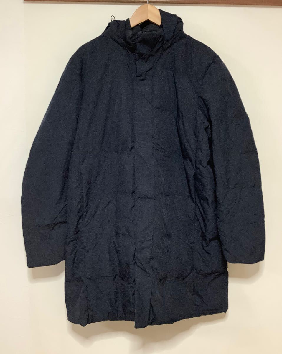 い1553 UNIQLO ユニクロ シームレスダウンコート M ネイビー ダウンコート拍卖