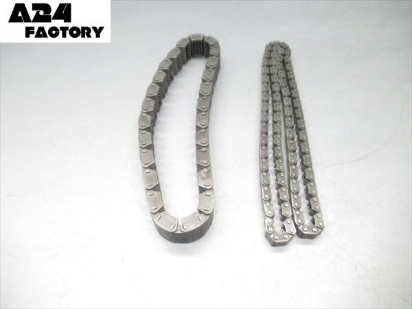 EGR6-1206-5 カワサキ ゼファー400 ZX400AE 2バルブ エンジンパーツ カムチェーン プライマリーチェーン拍卖