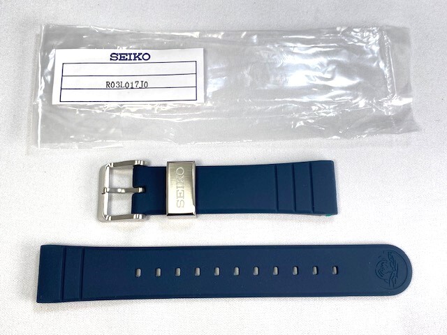 R03L017J0 SEIKO プロスペックス 20mm 純正シリコンバンド ネイビー SBDY117/4R35-04V0用 ネコポス送料無料拍卖