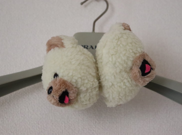 レア!モフモフ!ファーファ みみあて 耳当て イヤーパッド ぬいぐるみ 大人用 くま クマ bear拍卖
