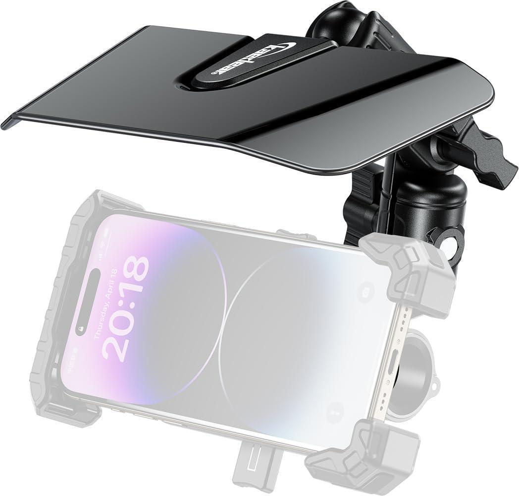 カエディア KDR-V2 スマホ サンバイザーツーリング(ブラック)【新品・未使用】拍卖