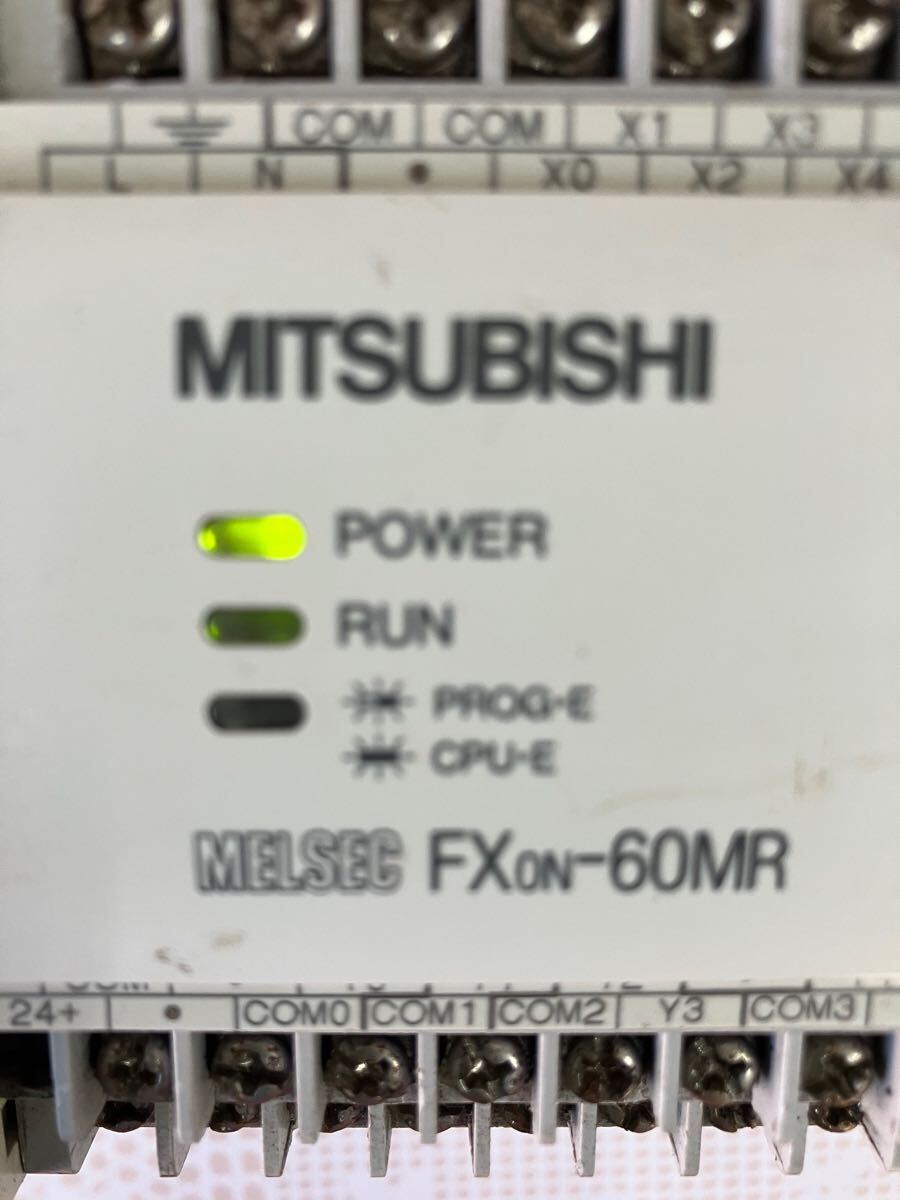 通電確認済 三菱電機 FX0N-60MR 基本ユニット拍卖