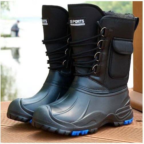 LRM5109スノーブーツ メンズ ムートンブーツ 裏ボア ショートブーツ スノーシューズ 作業靴 冬 暖かい 防寒 滑らない 防水 撥水 アウトドア拍卖
