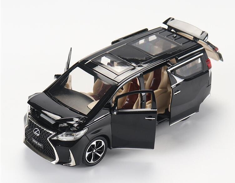 OHJ340★乗用車 レクサス LM300 キャスダイ 金属 完成品 ミニカー ワックス ンボ高級車 1:24 LM300H インテリア 置物拍卖