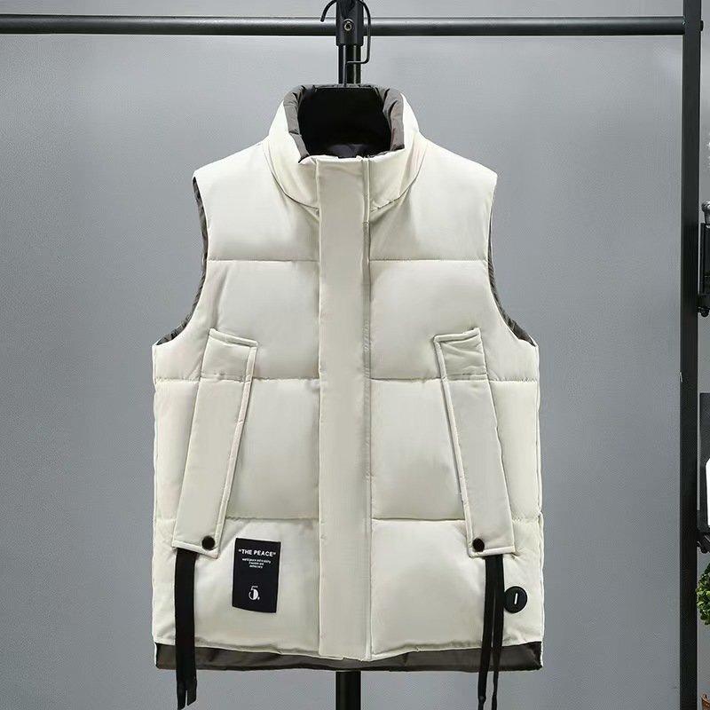 LRM5159ダウンベスト 中綿ベスト メンズ 立襟 アウター ダウンジャケット 暖かい 防風防寒 厚手 ゆったり 大きいサイズ おしゃれ 秋冬拍卖