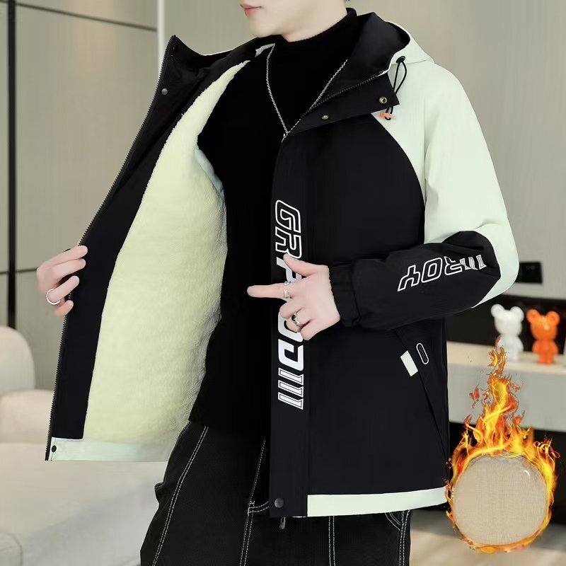 LRM5263中綿ジャケット メンズ 中綿コート アウター ジャンパー 裏起毛 厚手 防寒 暖かい 大きいサイズ 秋冬拍卖