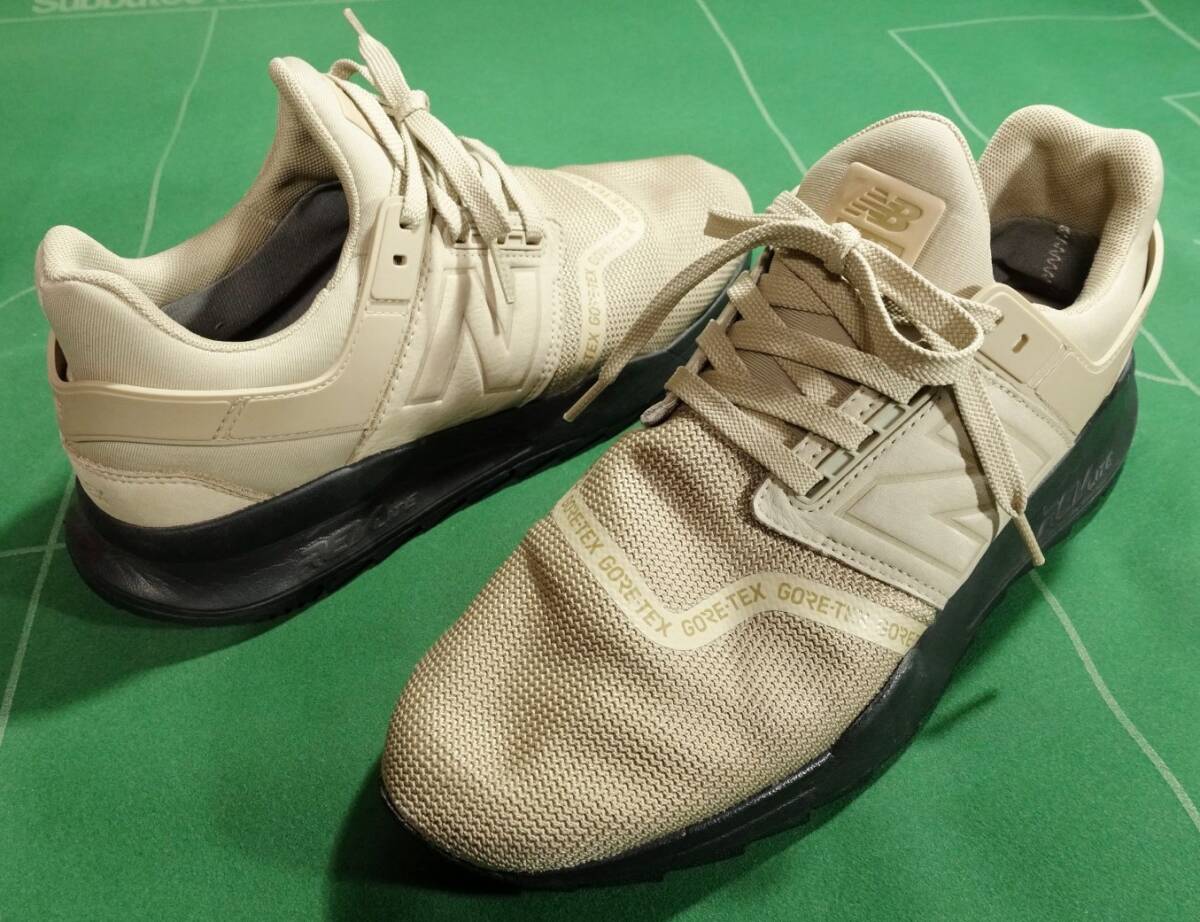 ▲ニューバランス 防水GORE-TEX MS247GTW INCENSE ベージュ 27.0cm 美品!!!▲拍卖