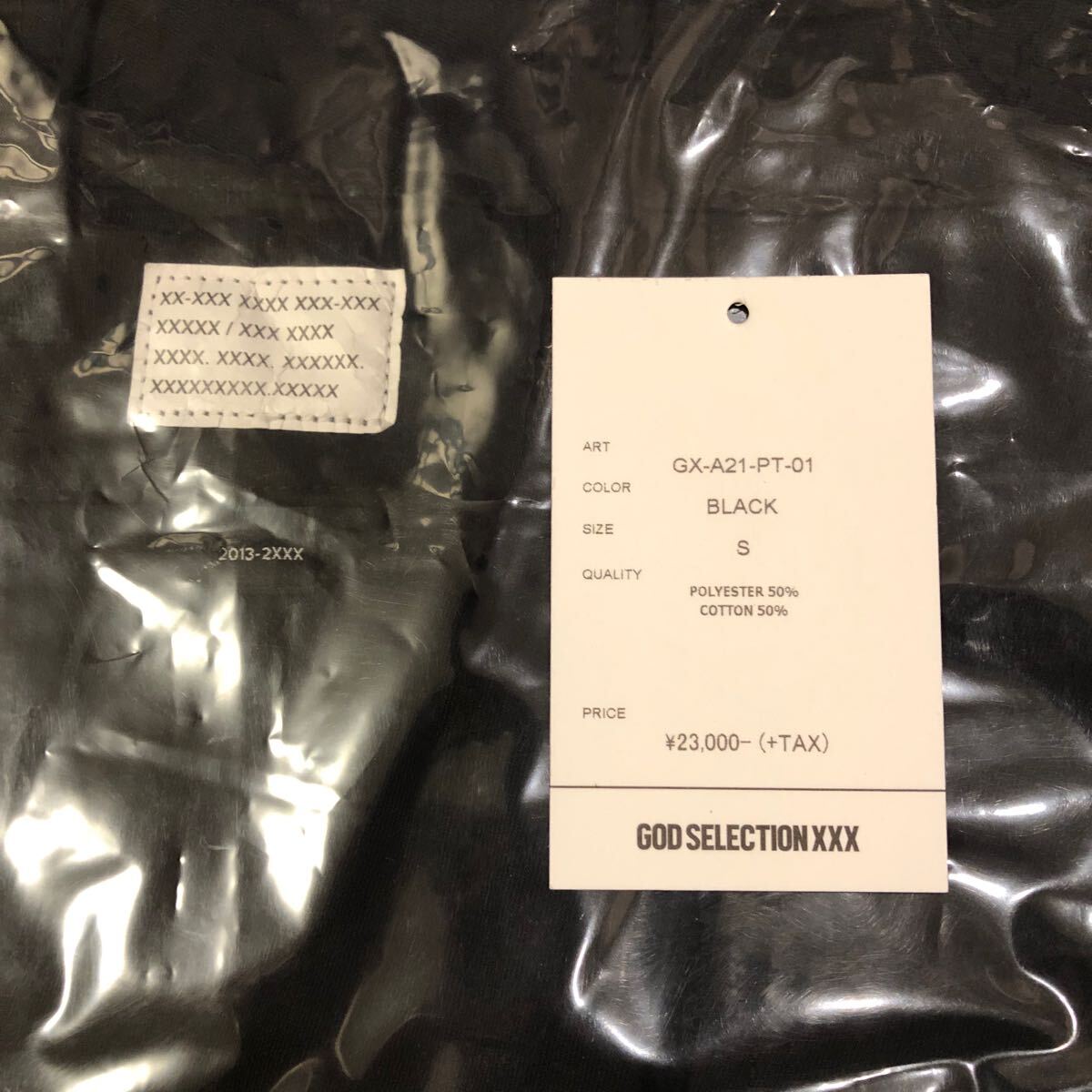GOD SELECTION XXX CHINO PANTS (GX-A21-PT-01) BLACK / S拍卖