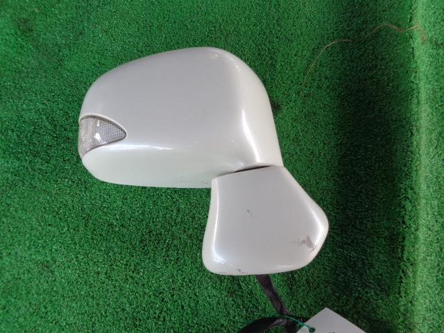 ライフ DBA-JB5 右サイドミラー/ドアミラー 電動格納 ウィンカー付 9Pカプラ NH624P プレミアムホワイトパール拍卖