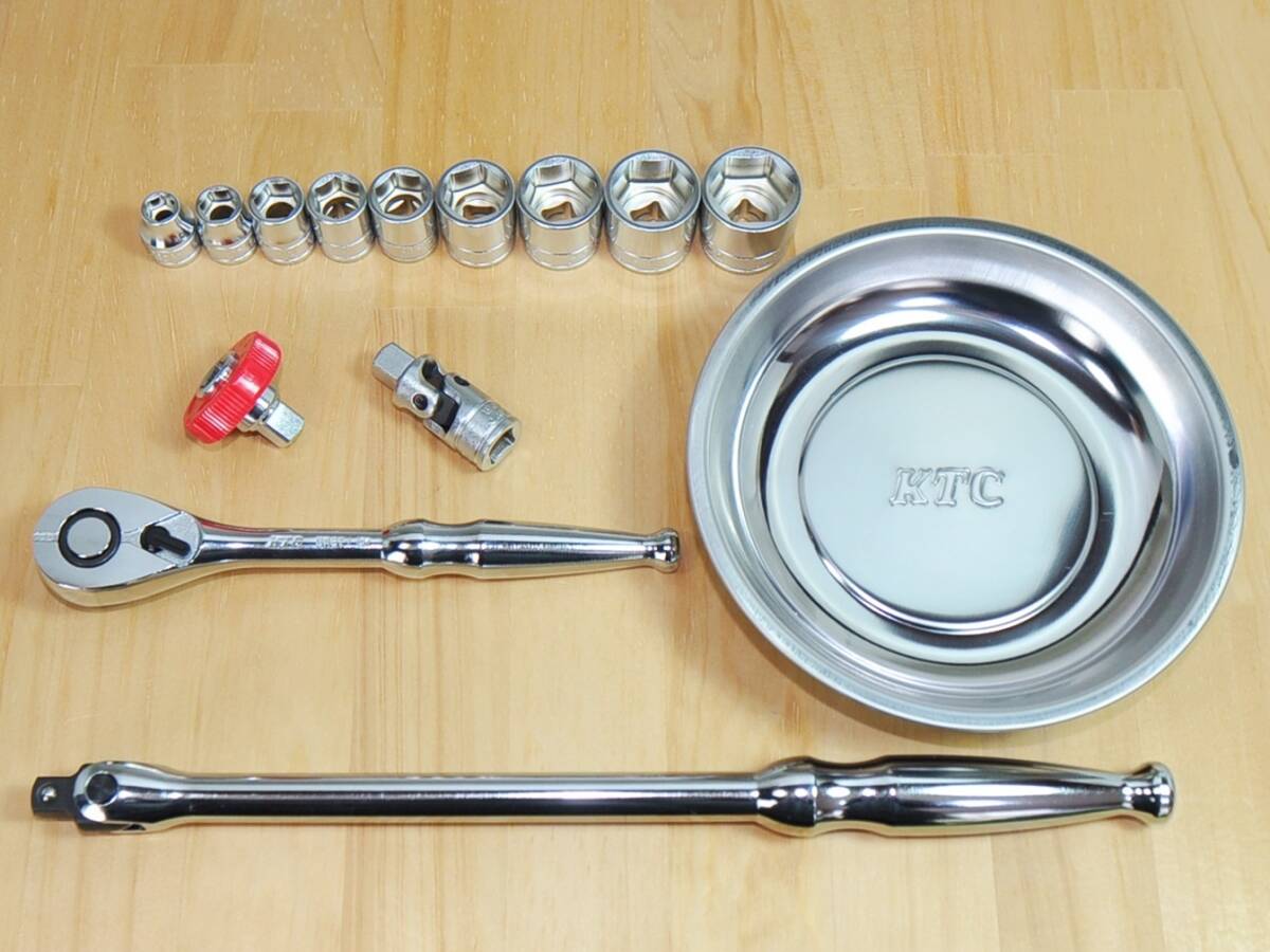 ◆KTC 9.5sq ラチェットハンドル他 セット 全6種類◆工具セット ツールセット ラチェットセット拍卖
