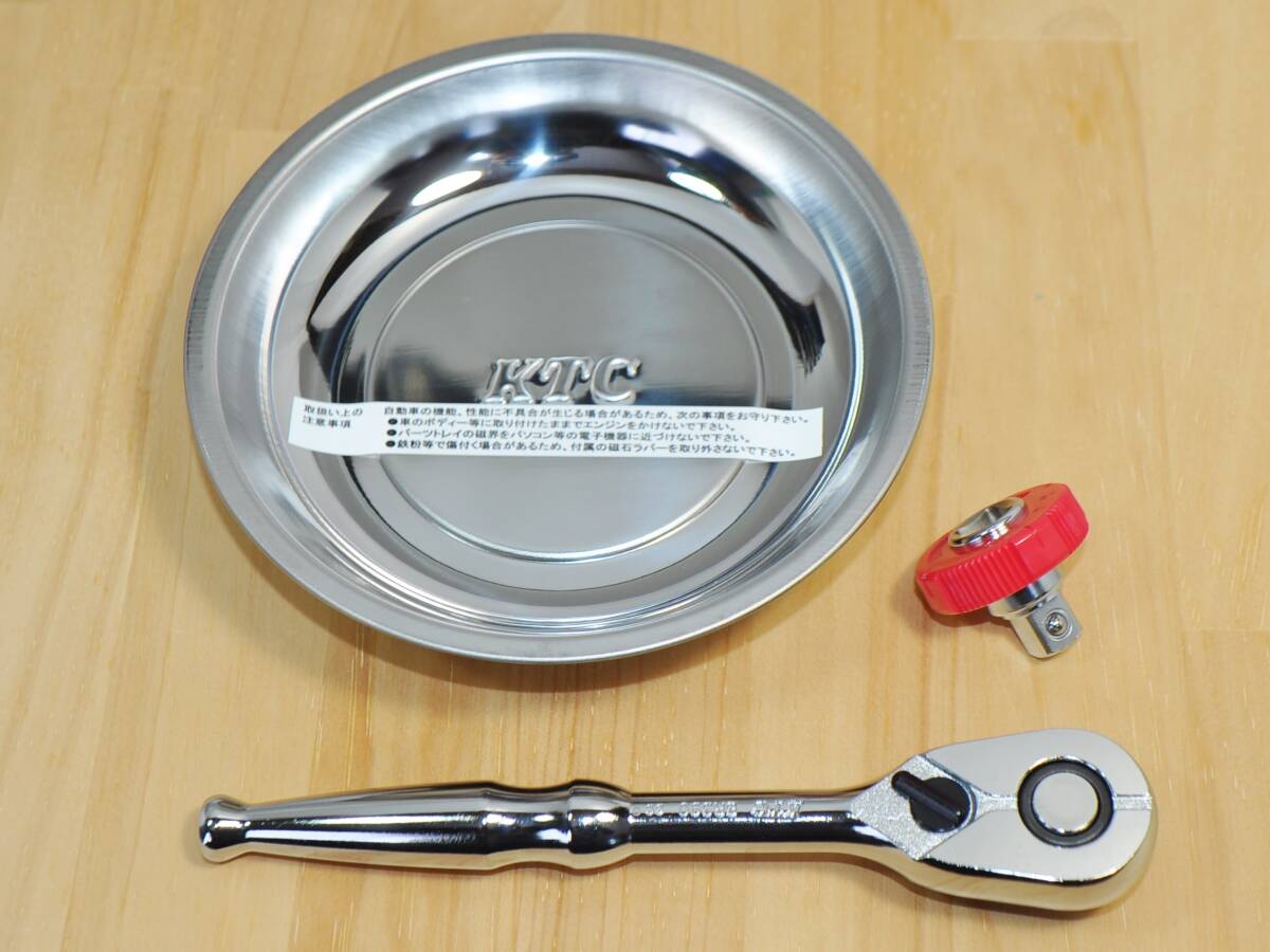 ◆KTC 9.5sq ラチェットハンドル クイックスピンナ パーツトレイ セット◆BR390 BE3-Q YKPT-RM拍卖