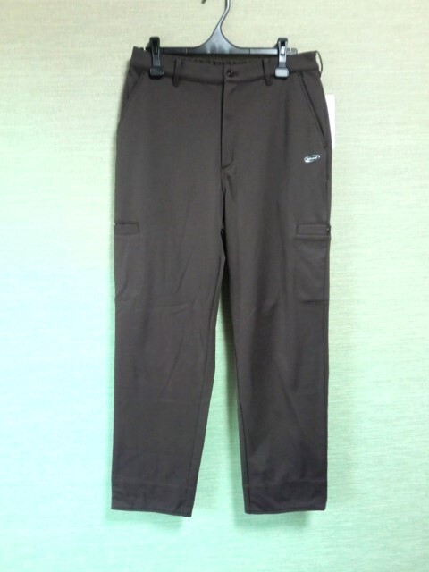 新品タグ付き  エピキュール(epicure) 裏起毛防風ストレッチパンツ  L (82cm)サイズ ブラウン  吸水 速乾 UV メンズゴルフウエア 拍卖