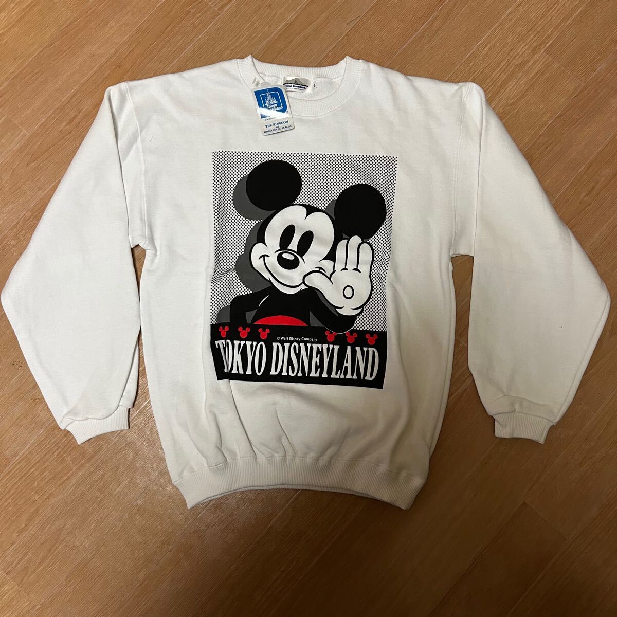 未使用 80s90s Tokyo Disneyland ミッキー スウェット S拍卖