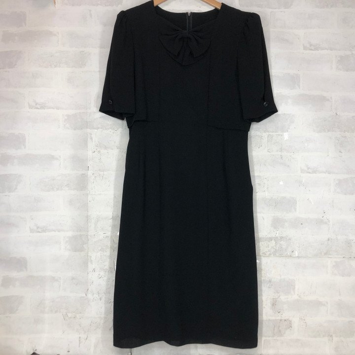 sistiene ブラックフォーマル 礼服喪服 夏物 半袖 ワンピース SIZE: 9号 ブラック LU632024120203拍卖