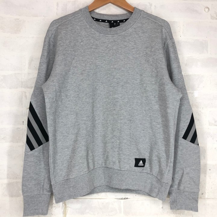 adidas アディダス 21年モデル HB1418 スポーツウェアー クルーネック スウェット SIZE: L グレー MH632024122616拍卖